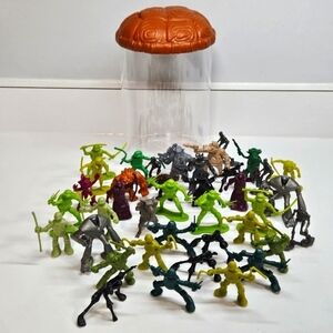 Teenage Mutant Ninja Turtles TNMT Mutant Mayhem Bucket Bank Figure Lot